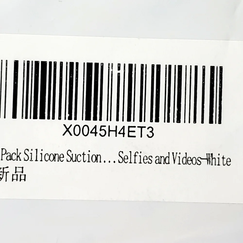 Silicone Double-Sided Suction Phone Case Strong Grip Pads 3 Pack - White